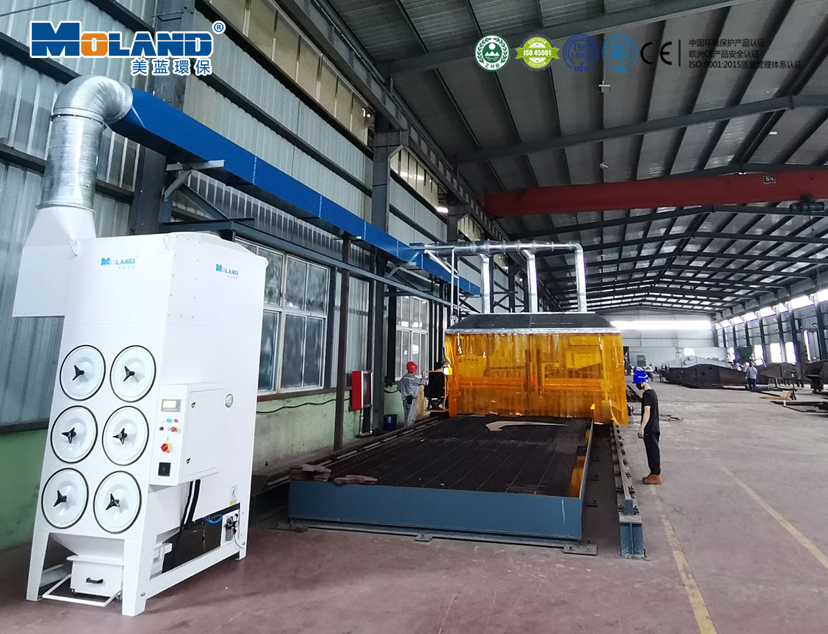 橫插式濾筒除塵設備-MLWF500H/1000H